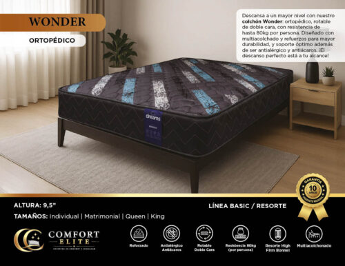 COLCHON WONDER ORTOPEDICO